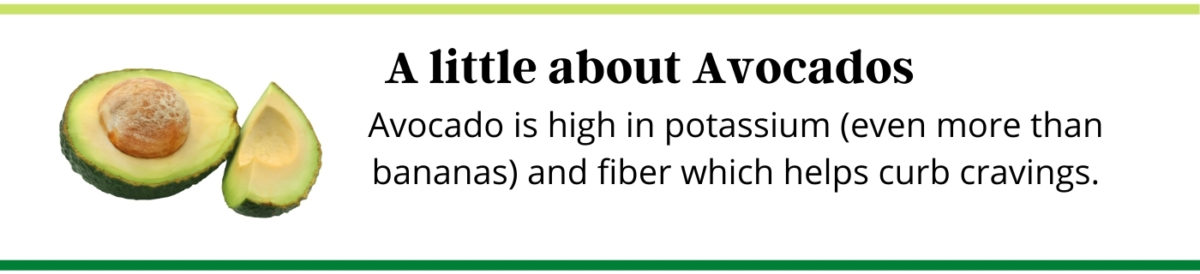 banner fun fact about avocados and nutrition