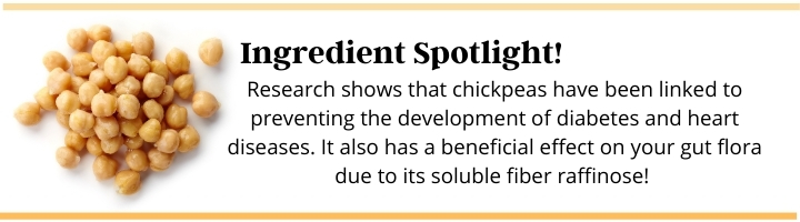 Chickpeas Ingredient Nutrition and Health Benefits Banner