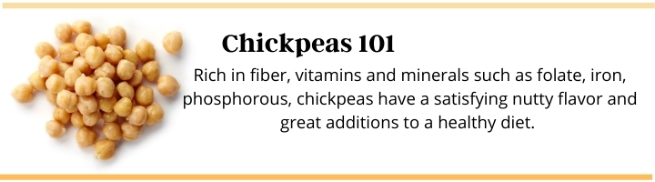 Chickpeas 101 Nutrition and Health Benefits Banner