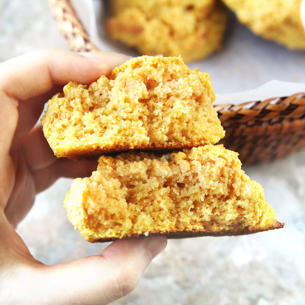 Gluten-Free Sweet Potato Biscuits (Paleo, Dairy Free) - almond butter oatmeal