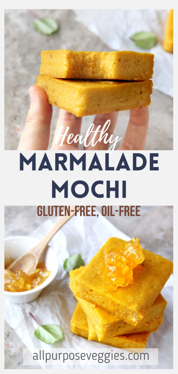 Marmalade & Pumpkin Mochi Blondies (A Chewy, Citrusy Treat for Mochi-Lovers) - mochi blondies