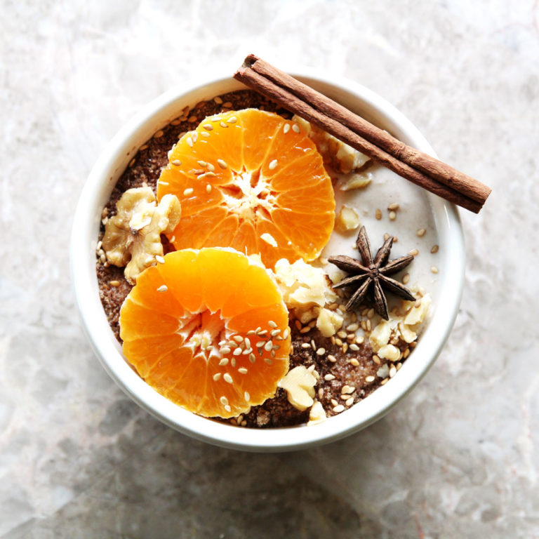 Mandarin Orange & Chai Yogurt Bowl