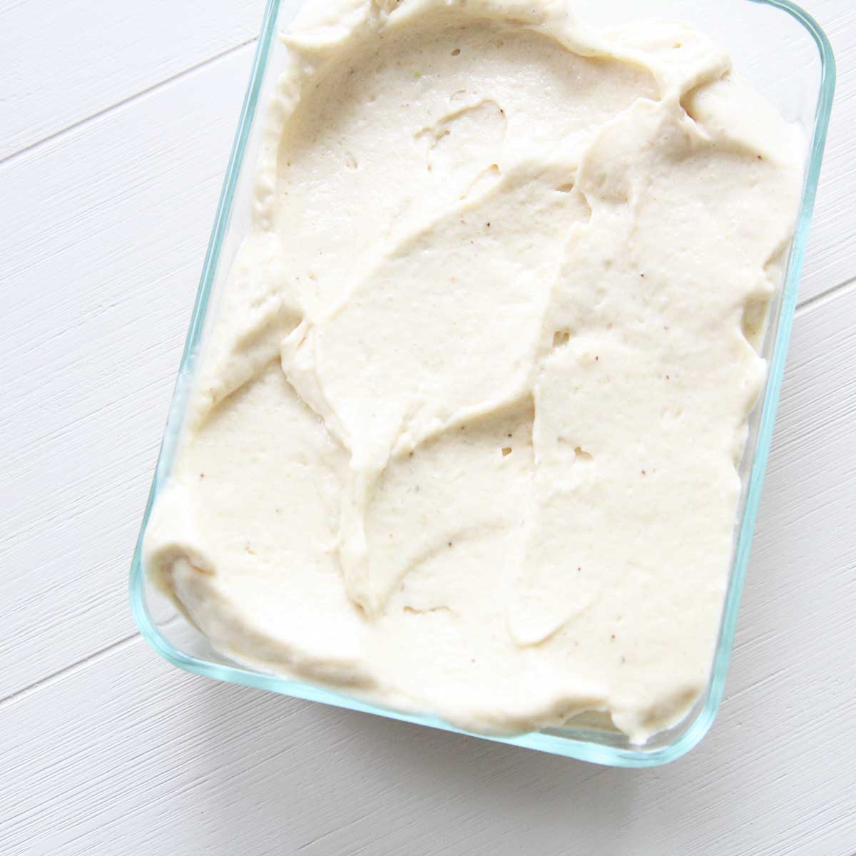 3-Ingredient Cauliflower and Honey Ice Cream (Made in the Food Processor) - cauliflower