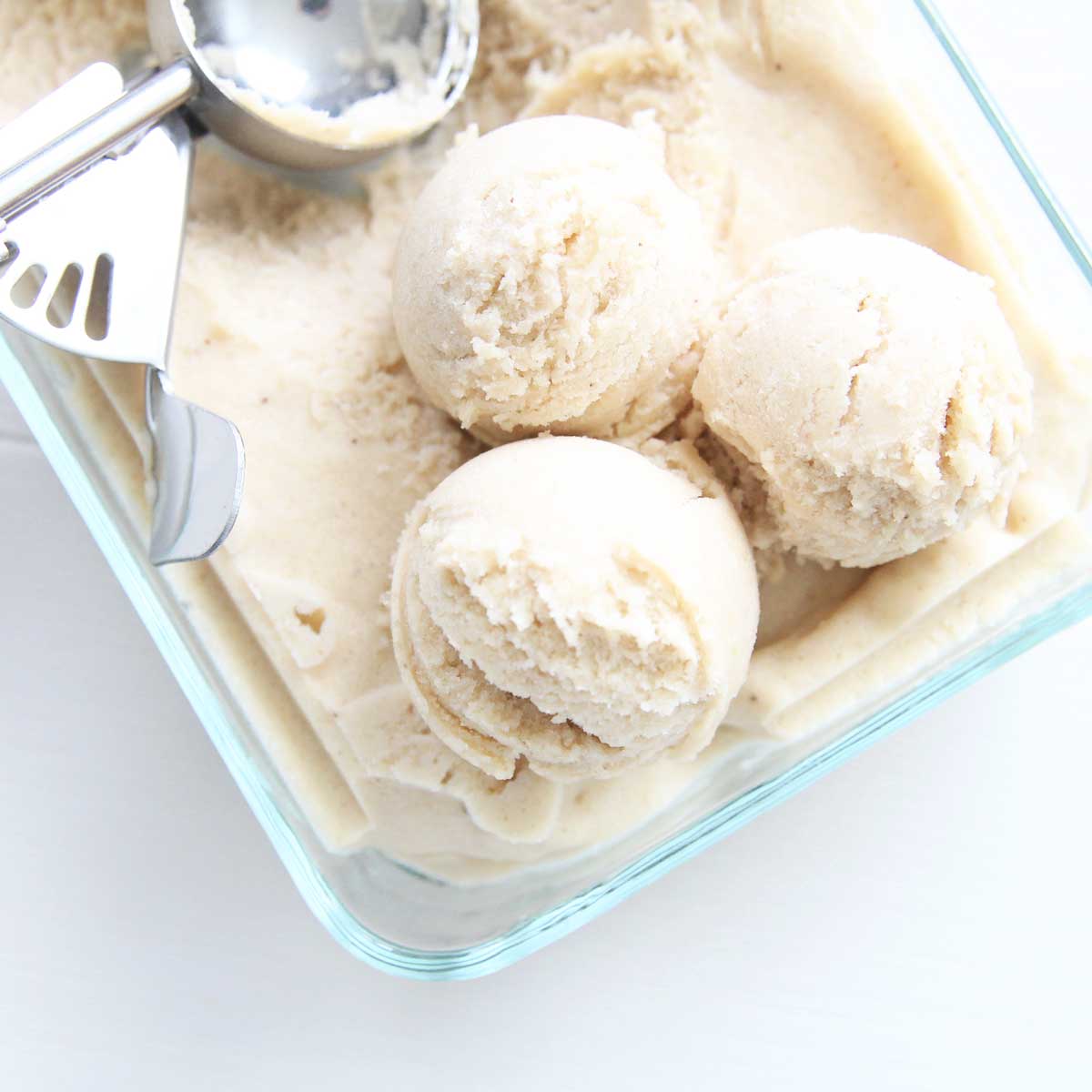 3-Ingredient Cauliflower and Honey Ice Cream (Made in the Food Processor) - Sweet Taro Paste