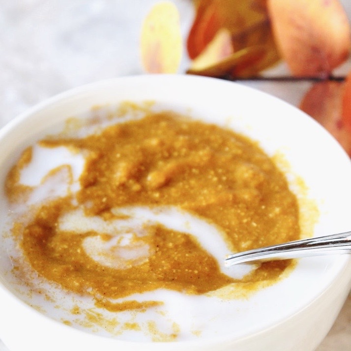 How to Make the Creamiest Custard Pumpkin Oatmeal - pumpkin oatmeal