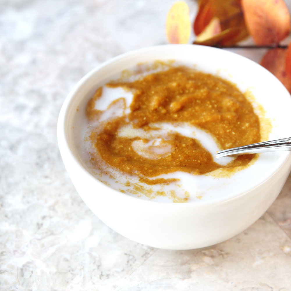 How to Make the Creamiest Custard Pumpkin Oatmeal - pumpkin oatmeal