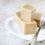 coffee latte jello cubes made with almond milk