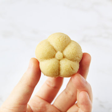 vegan tofu cookies press shaped