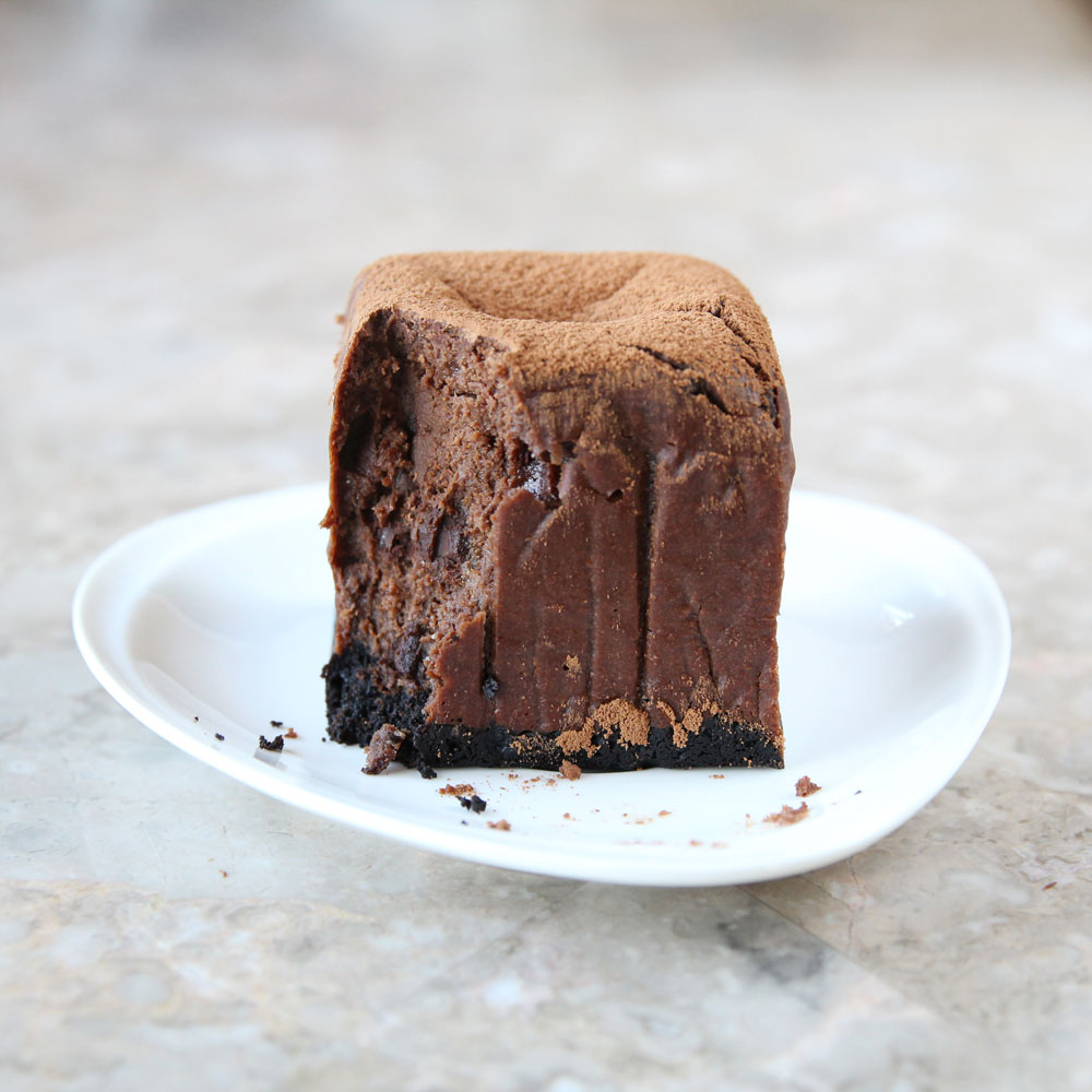 Low-Carb Almond Butter Chocolate Cheesecake - Almond Butter Mochi
