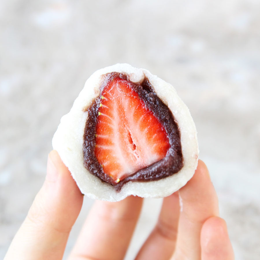 How to Make Healthy Strawberry Mochi at Home (Made in the Microwave) - strawberry mochi