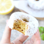 lemon greek yogurt mochi donuts
