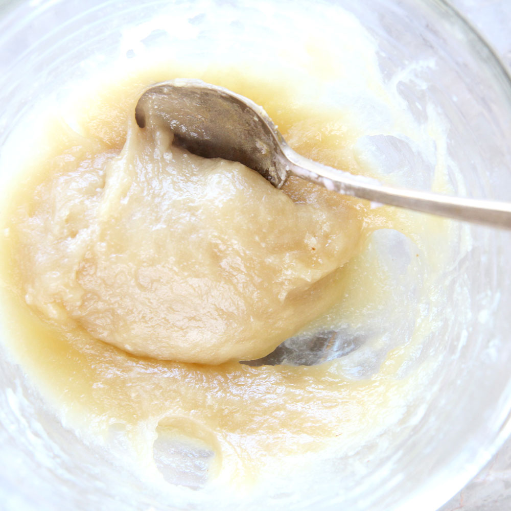 applesauce mochi using the microwave