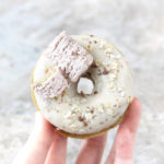 Baked Oatmeal Mochi Donuts (with a White Chocolate Glaze)