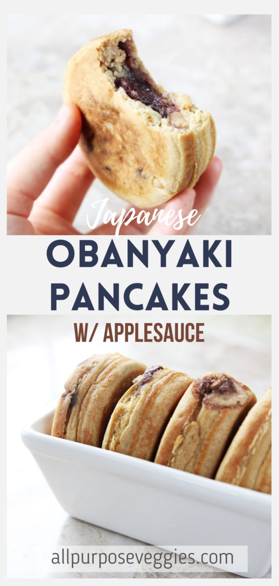 How to Make Healthier Japanese Obanyaki Pancakes (Made with Applesauce) - applesauce pancakes