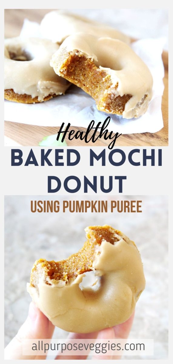 Baked Pumpkin Mochi Donuts with a Simple Maple Glaze All