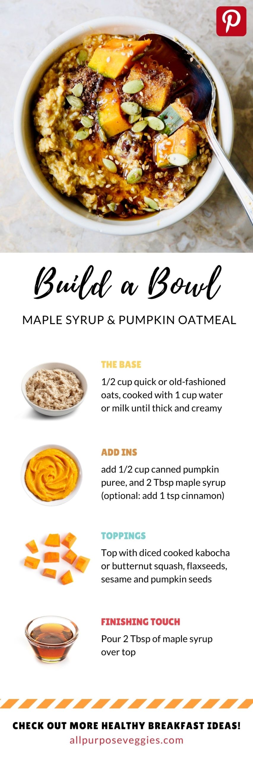 Maple Syrup & Pumpkin Oatmeal - Maple Syrup & Pumpkin Oatmeal
