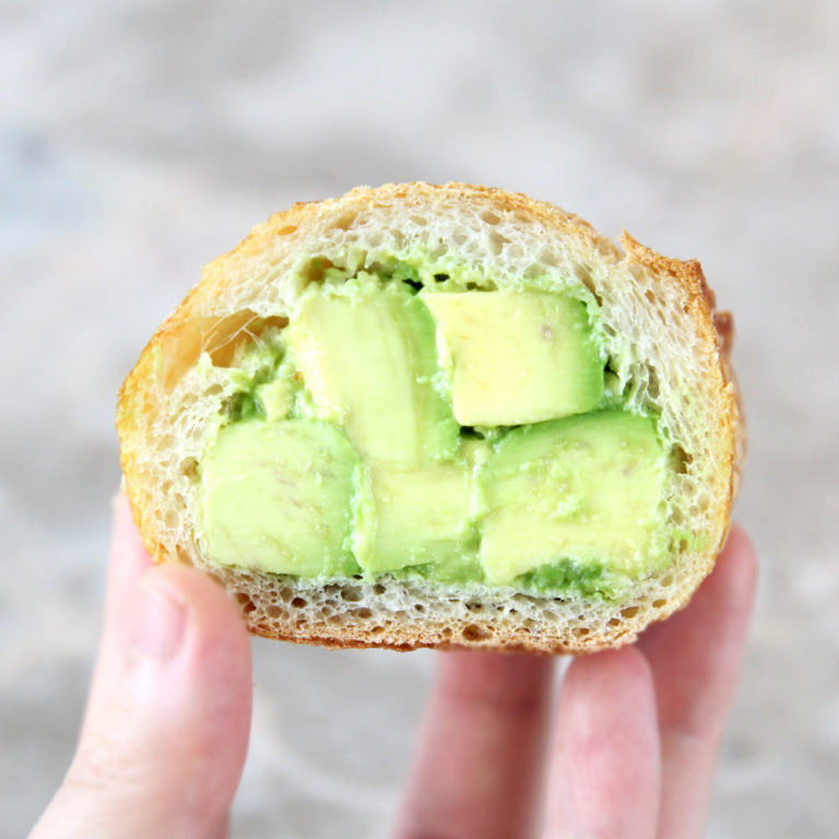 avocado stuffed bread
