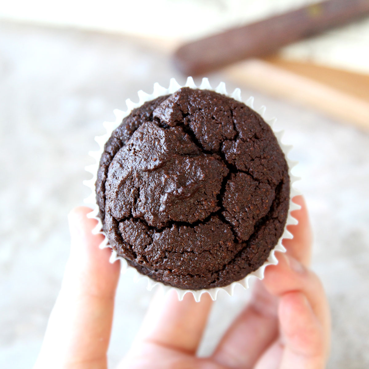 Paleo Cauliflower Chocolate Muffins Made in the Food Processor - Bean Paste Cookies