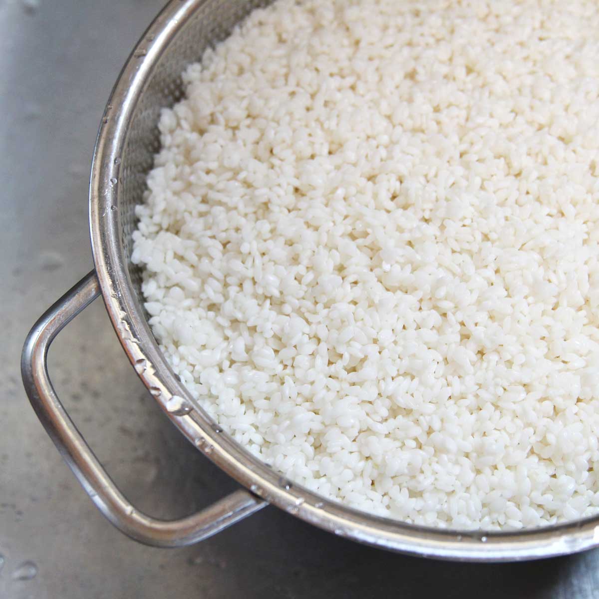 mochi maker drain sweet white rice
