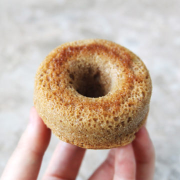 Healthy Baked Almond Butter Mochi Donuts