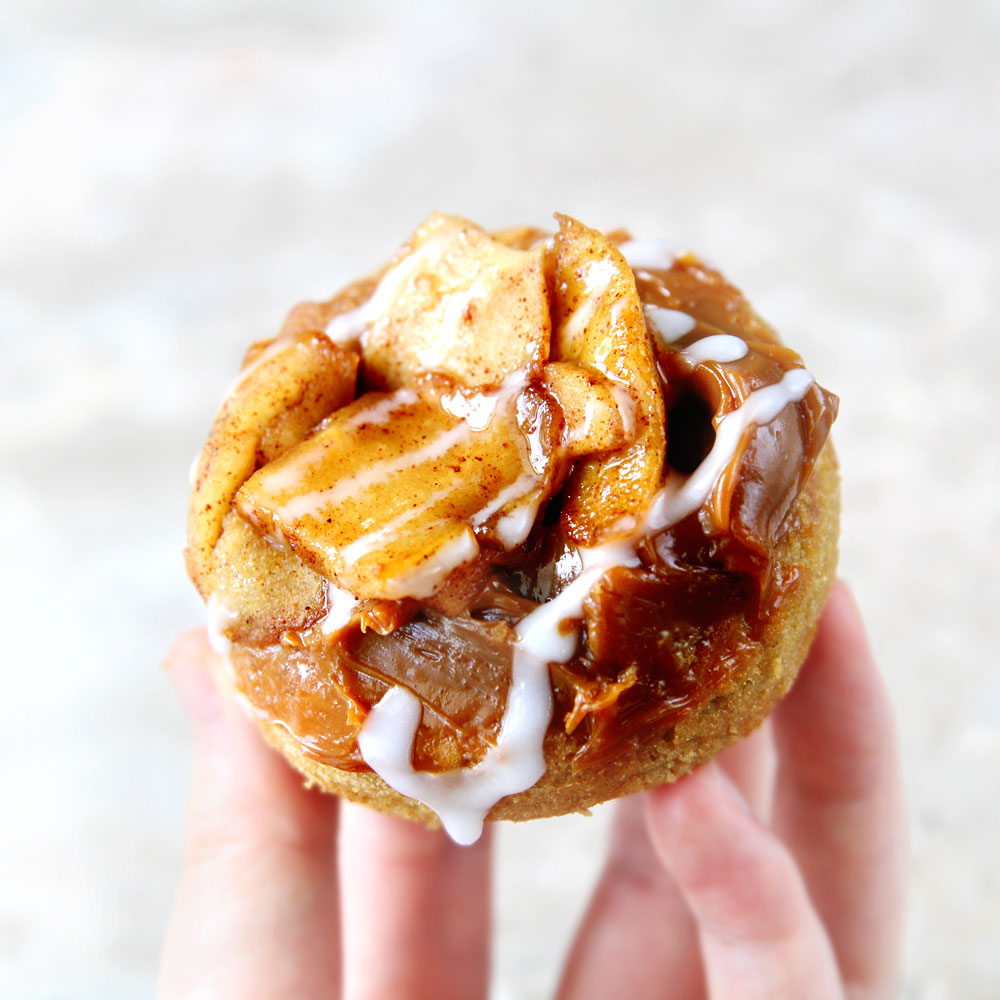Almond Flour & Oatmeal Cinnamon Sugar Baked Donuts (Made Gluten-Free) - baked donuts