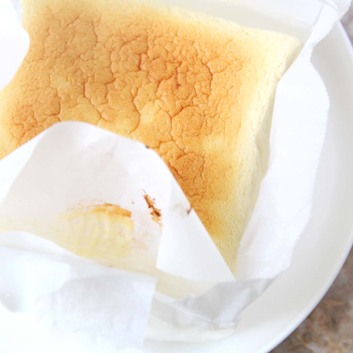 How to Make Japanese Souffle Cheesecake with Tofu - souffle cheesecake