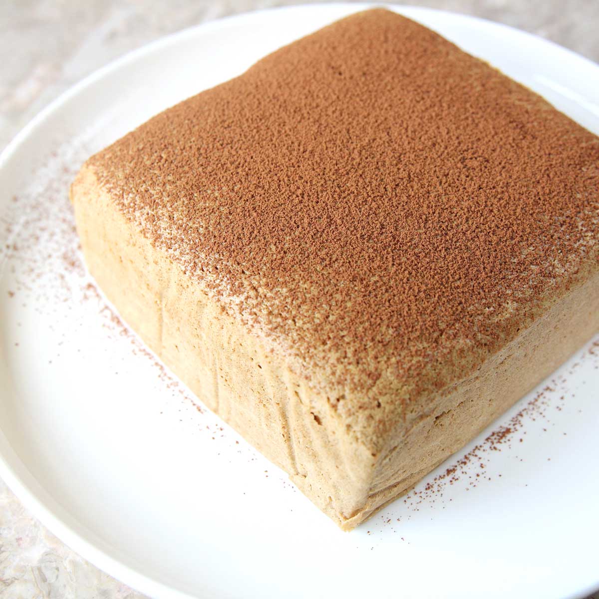 The Best Tiramisu Japanese Cotton Cheesecake - tiramisu