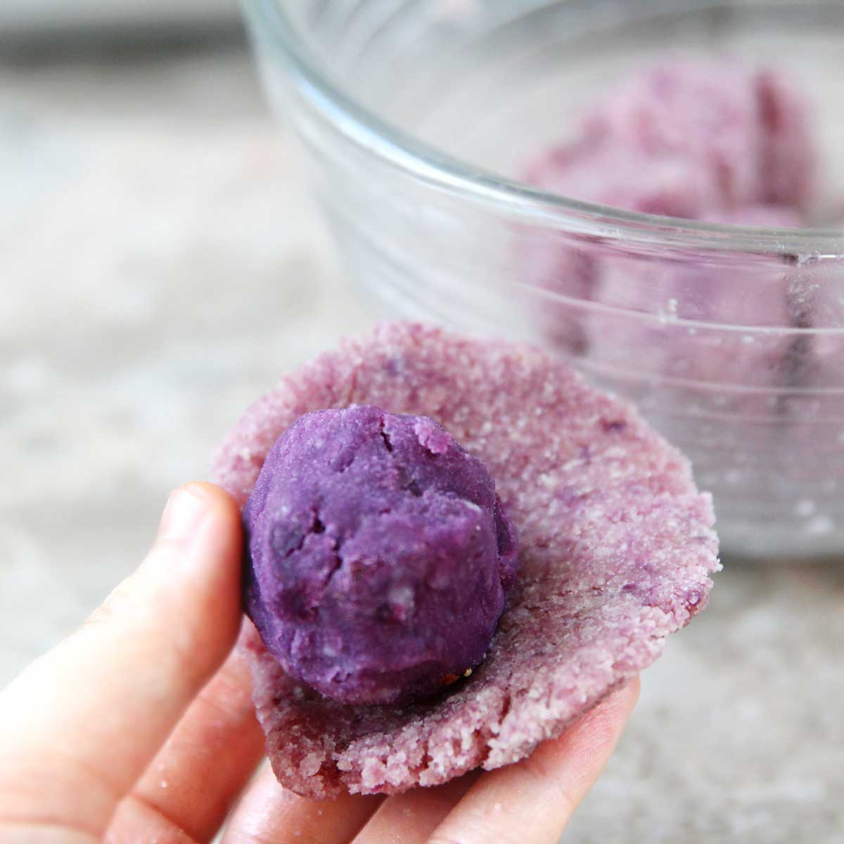 Paleo Purple Sweet Potato Mooncakes (Vegan & Gluten-Free) - sweet potato mooncakes