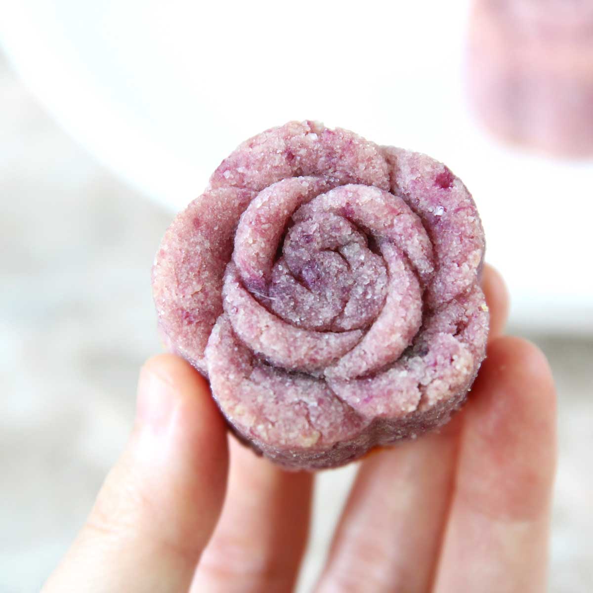 Paleo Purple Sweet Potato Mooncakes (Vegan & Gluten-Free) - Japanese Matcha Roll Cake