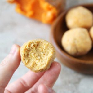 how to make Sweet Potato Protein Balls (Easy Low Carb Energy Bites) recipe