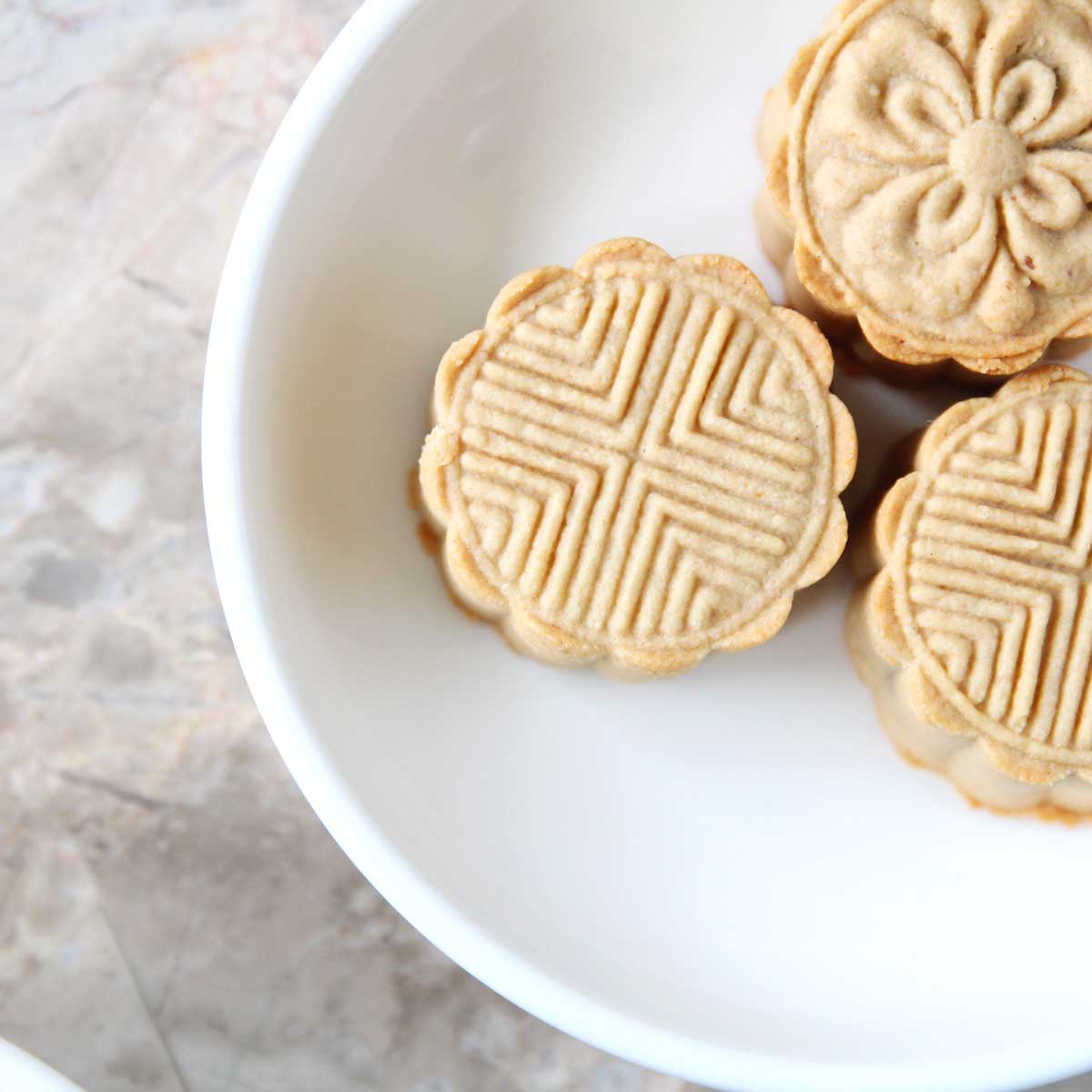 Cashew Butter Mooncakes Made with Almond Flour (Vegan & Gluten Free) - cashew butter mooncakes