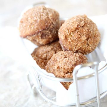 Baked Pumpkin Mochi Donut Holes Recipe made with Almond Flour