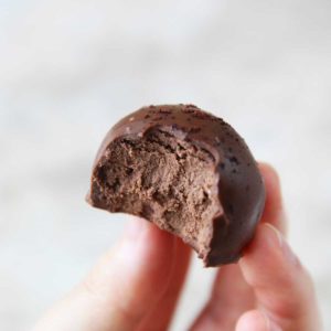 The texture of Nutella protein balls
