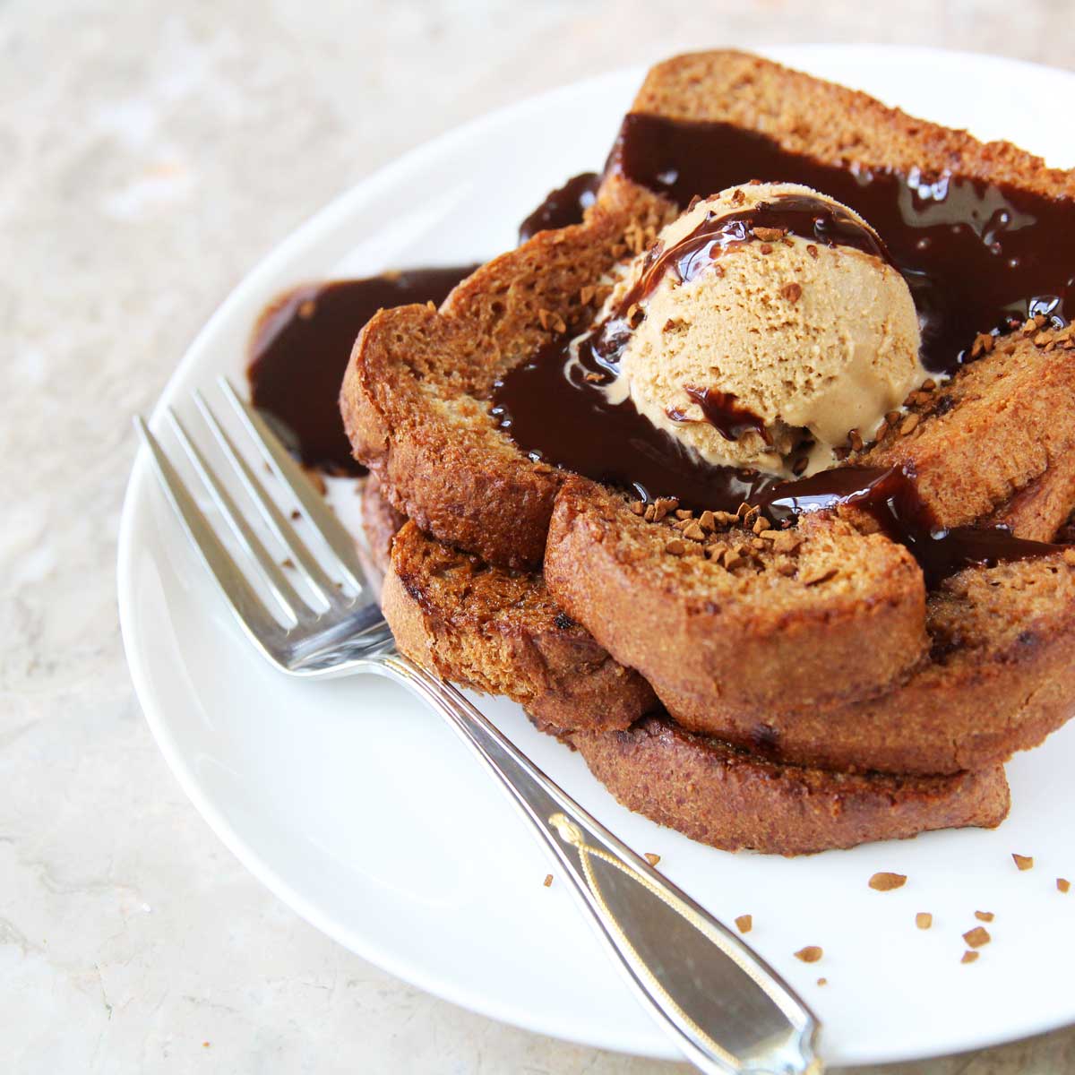 How to Make Vegan French Toast Using Coffee & Almond Butter - Coffee Roll Cake