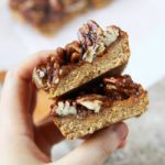 How to Make Vegan Pecan Pie Bars Using Canned Chickpeas - Homemade Chickpea Scones