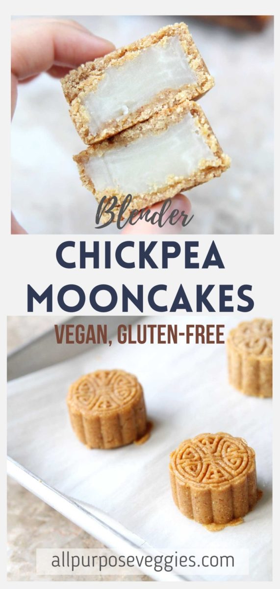 How to Make Chickpea Mooncakes (Vegan, Gluten-Free, High in Protein) - chickpea mooncakes