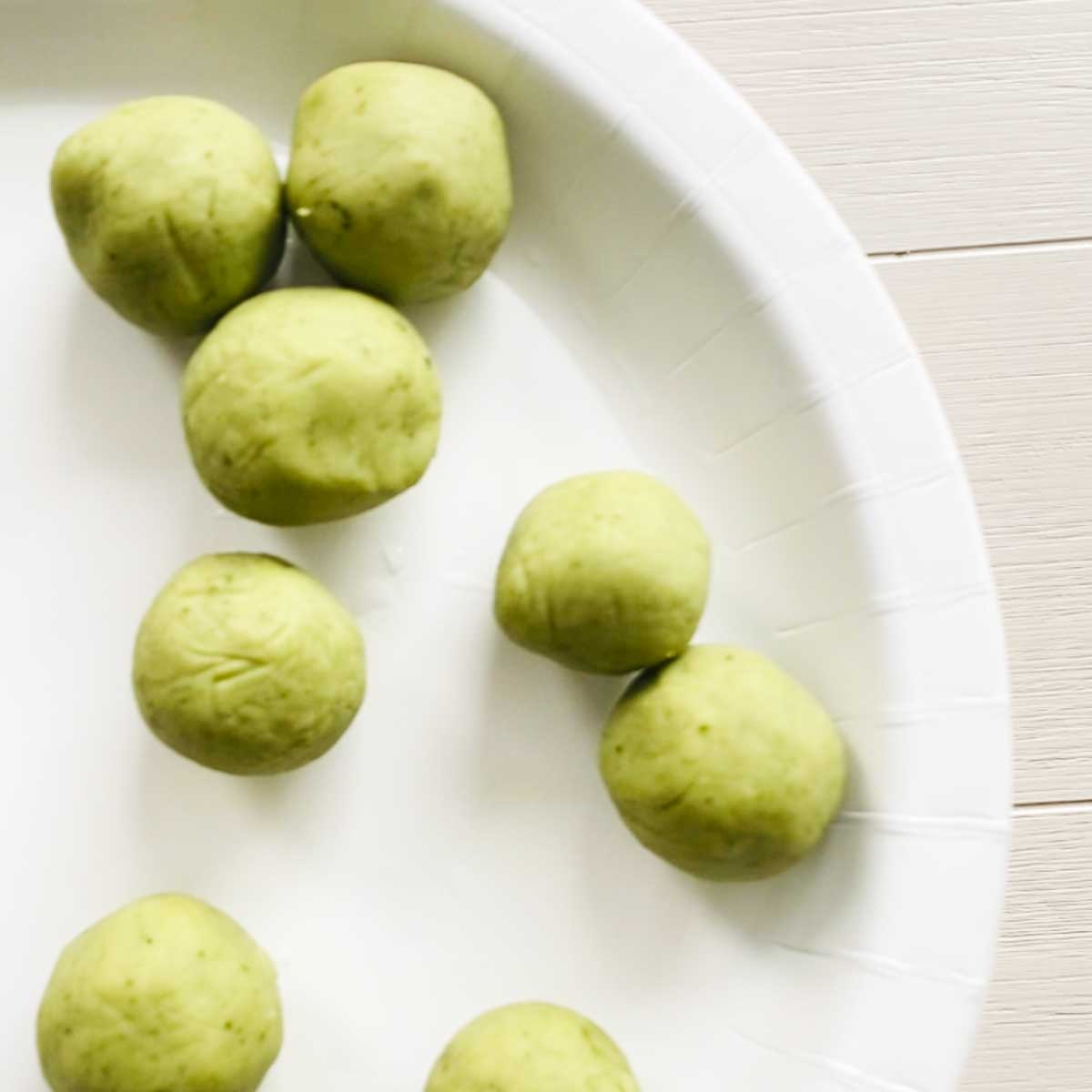 Healthier Matcha & Sweet Potato Tang Yuan (Glutinous Rice Balls) Recipe for Lunar New Year - sweet potato tang yuan