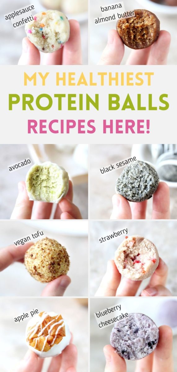 my healthiest protein ball recipes here - ver healthy