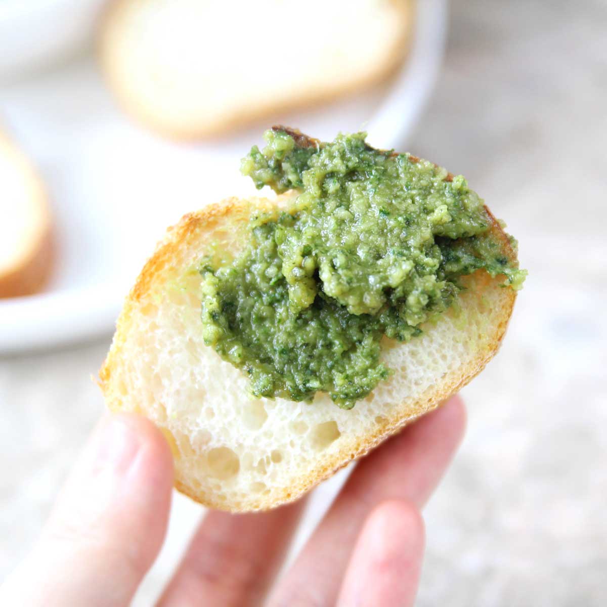 Creamy Cashew Butter Pesto (No Pine Nuts Required!) - Sweet Matcha Whipped Cream