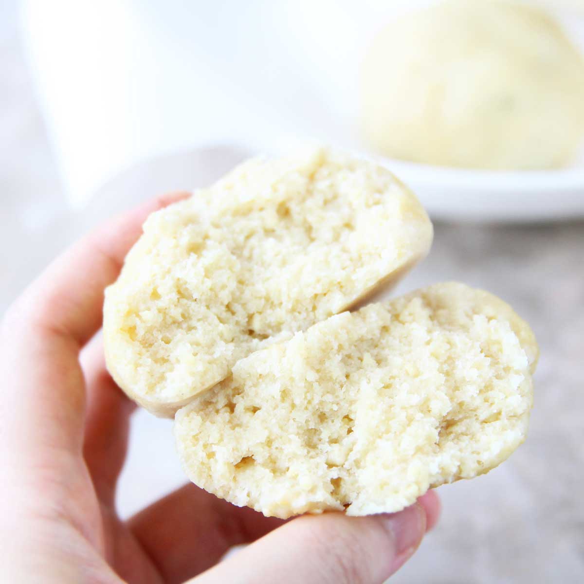 Cream-Cheese Stuffed Tofu Cookie (Made with Almond Flour) - tofu cookie