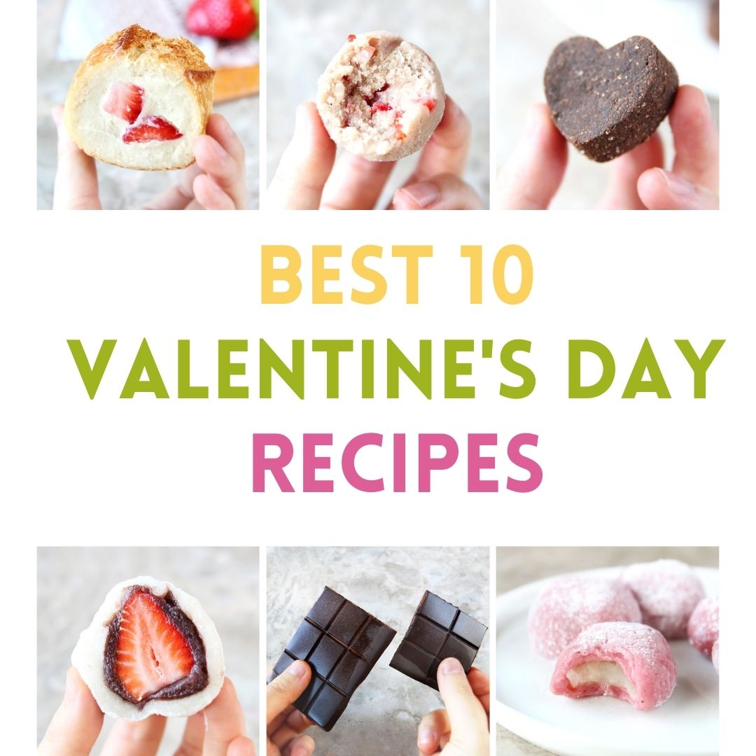 10+ Easy & Healthy Dessert Recipes To Make On Valentines - Strawberry Japanese Roll Cake
