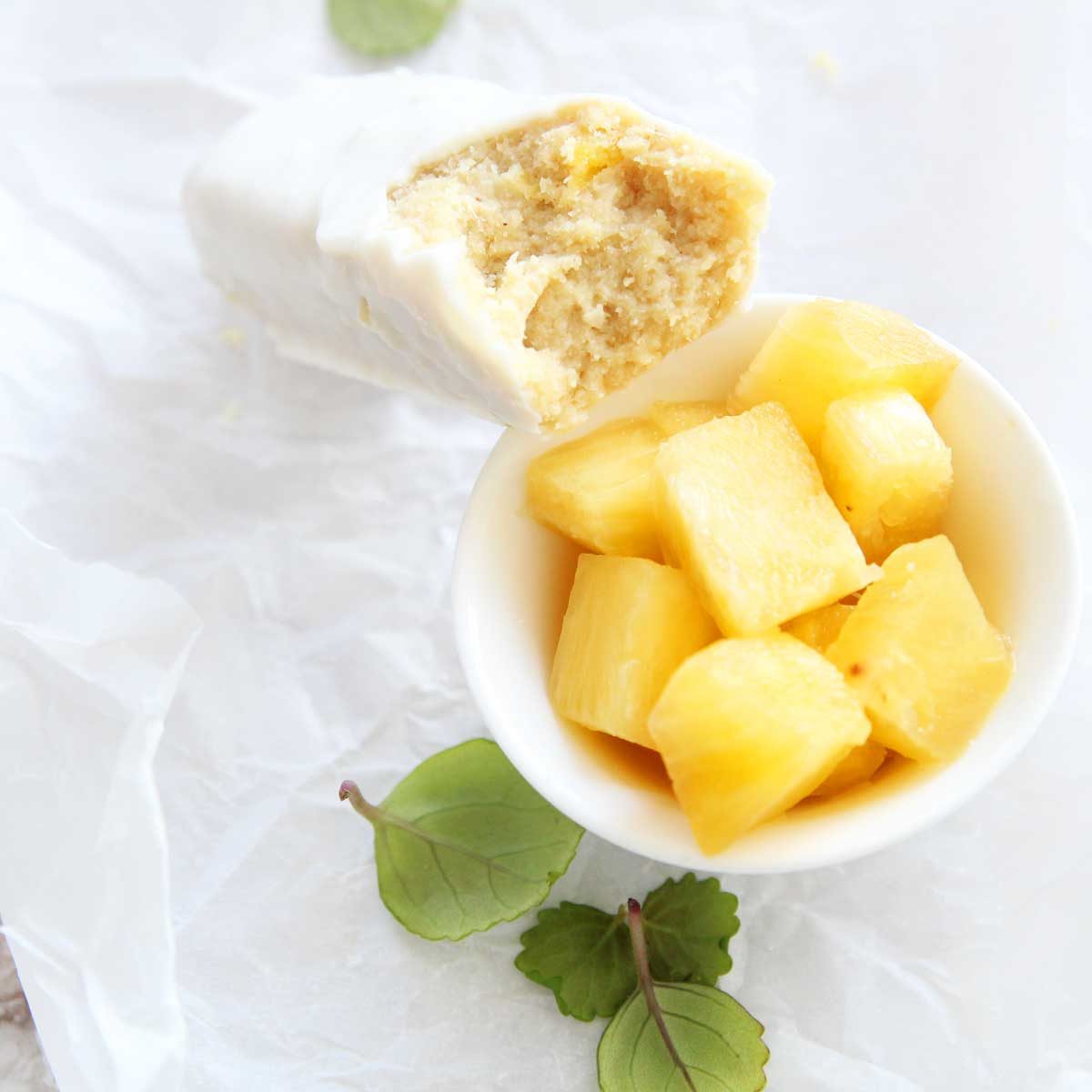 Healthy Fresh Pineapple Tropical Protein Bar Recipe