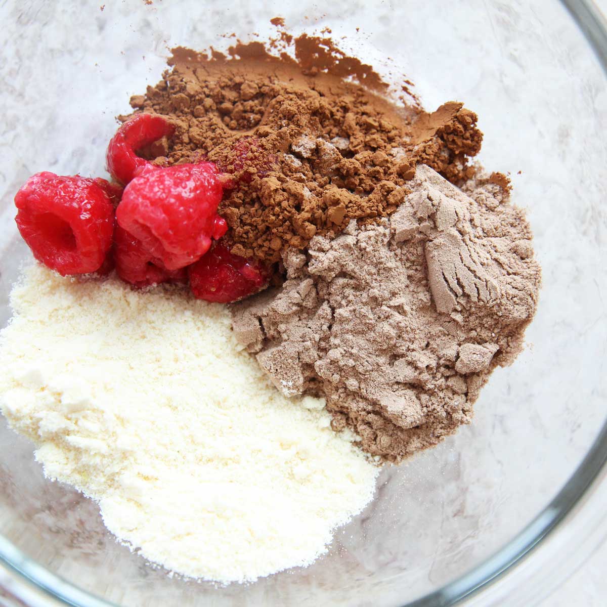 healthy Nut-Free Dark Chocolate Raspberry Protein Bars gluten free vegan