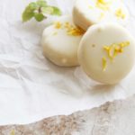 Healthy Lemon Peppermint Patties Recipe with a Protein Cream Cheese Filling - Lemon Poppy Seed Scones