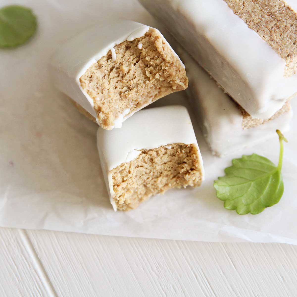 Almond Milk Tea Protein Bars (Gluten-Free, Vegan) - birthday cake protein bars