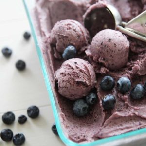 3-Ingredient Blueberry Nice Cream Recipe Made Using Bananas
