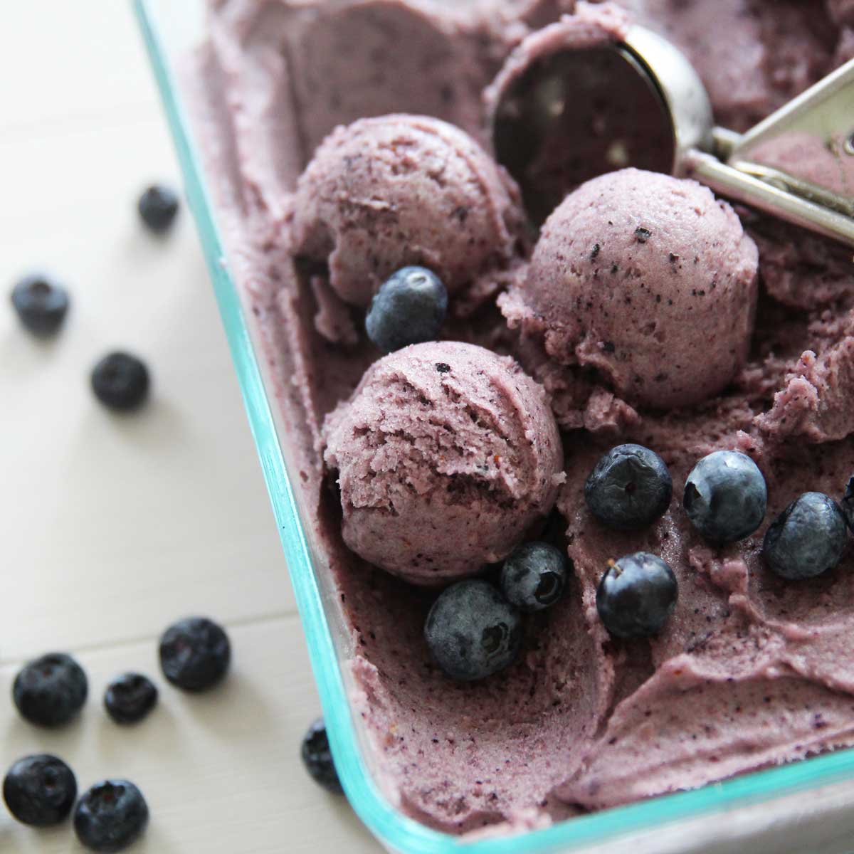 3-Ingredient Blueberry Nice Cream Recipe Made Using Bananas - Sweet Potatoes in the Microwave