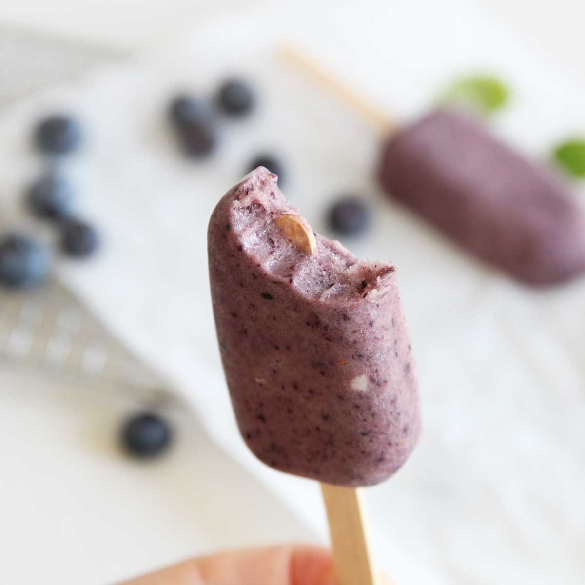 Easy Homemade Blueberry Popsicles Recipe