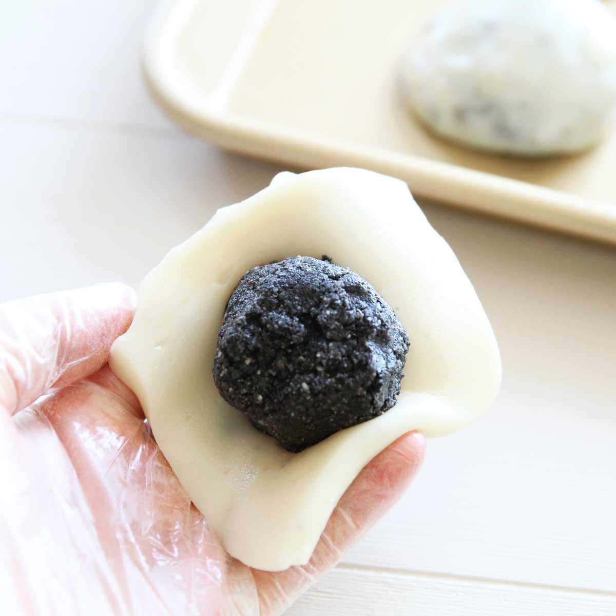 mochi filling - black sesame seed paste recipe