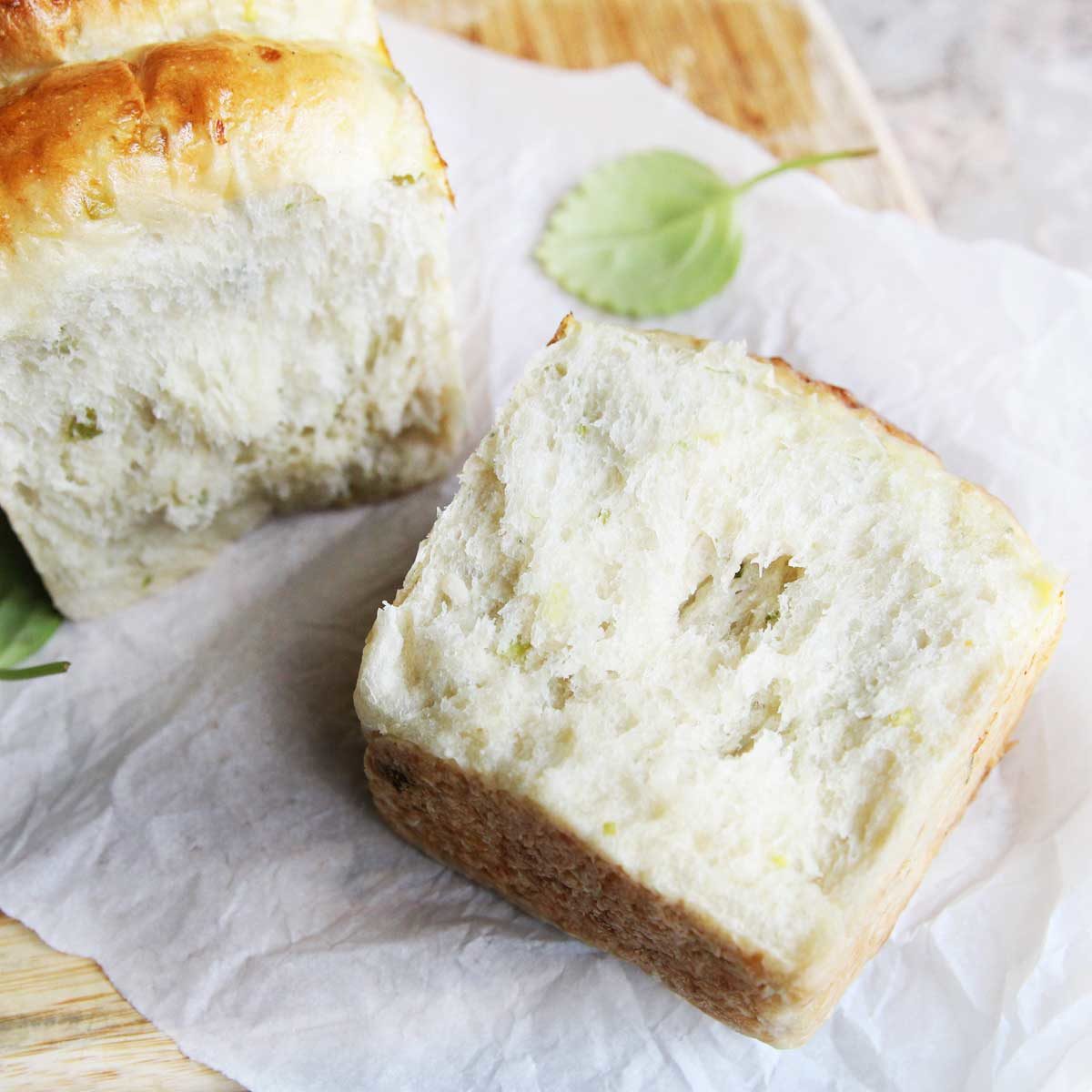 vegan Cauliflower & Chive Yeast Bread recipe